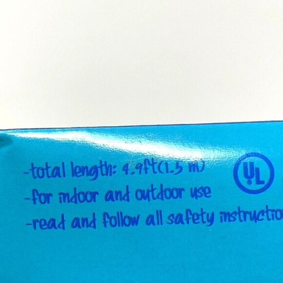 Ball String Lights Yellow Pink Clear 4.9 Feet Indoor Outdoor 2 Packs. A1 - Picture 3 of 4